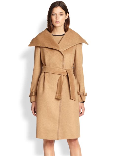 Camel Brown Camel Hair Coat 